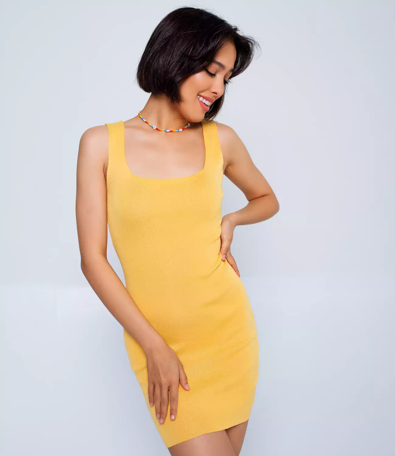 Платье #КТ80037, желтый - фото 1