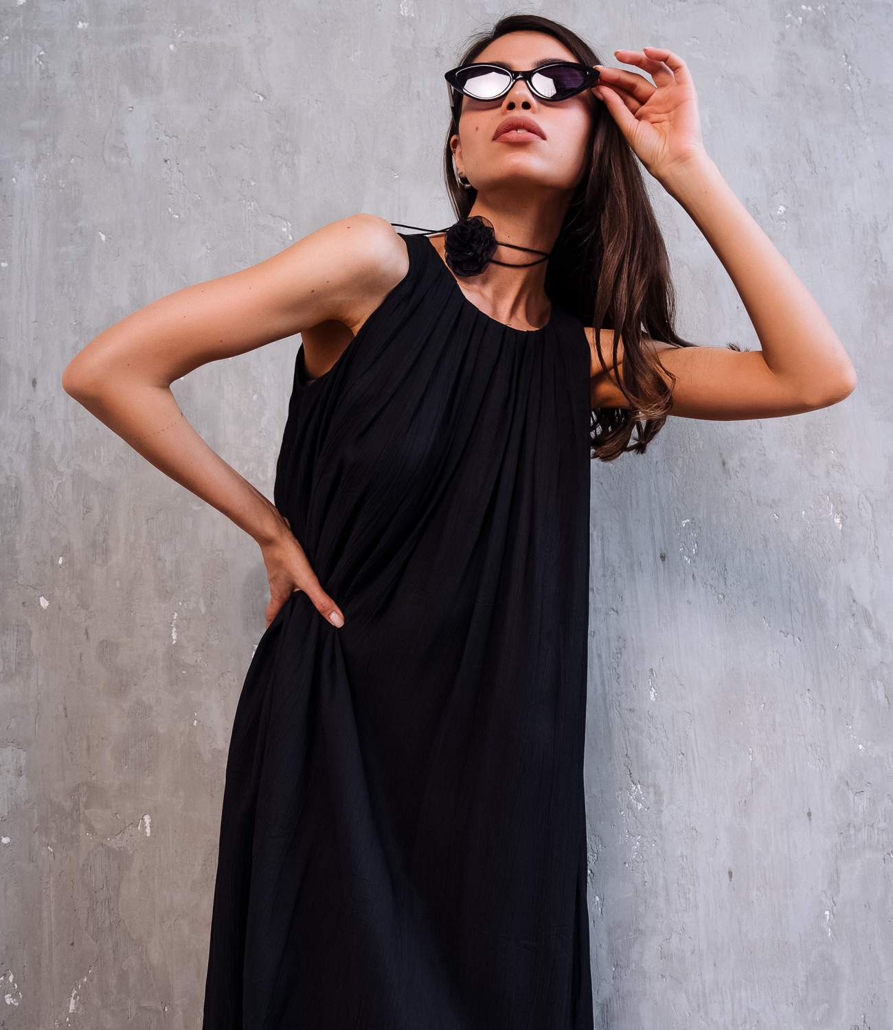 Платье #КТ8310, чёрный - фото 5