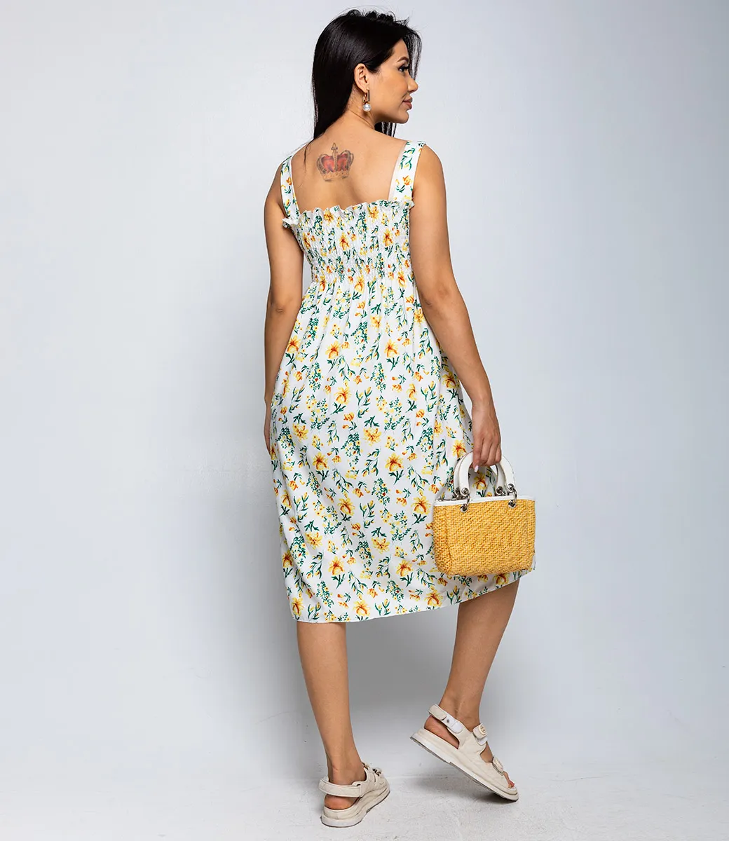 Сарафан #КТ801 (9)-1, белый - фото 3