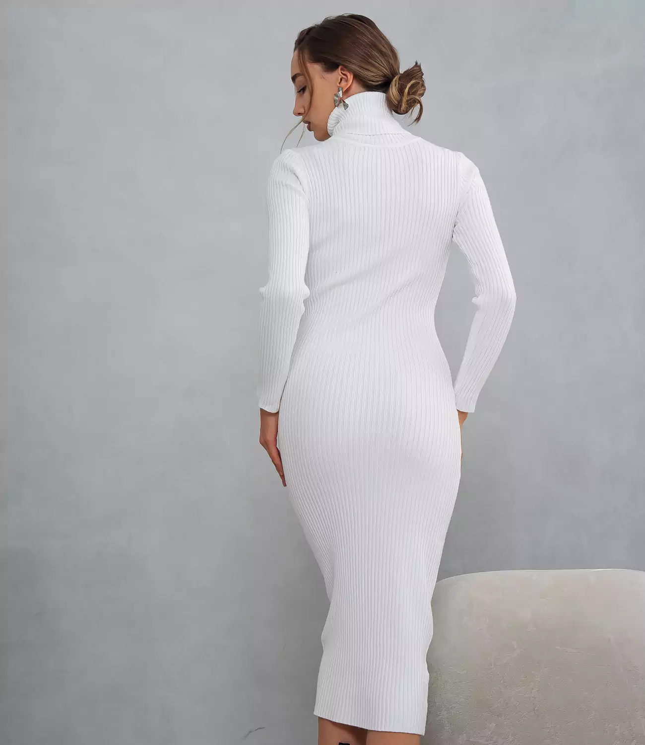 Платье #КТ968 (1), белый - фото 4
