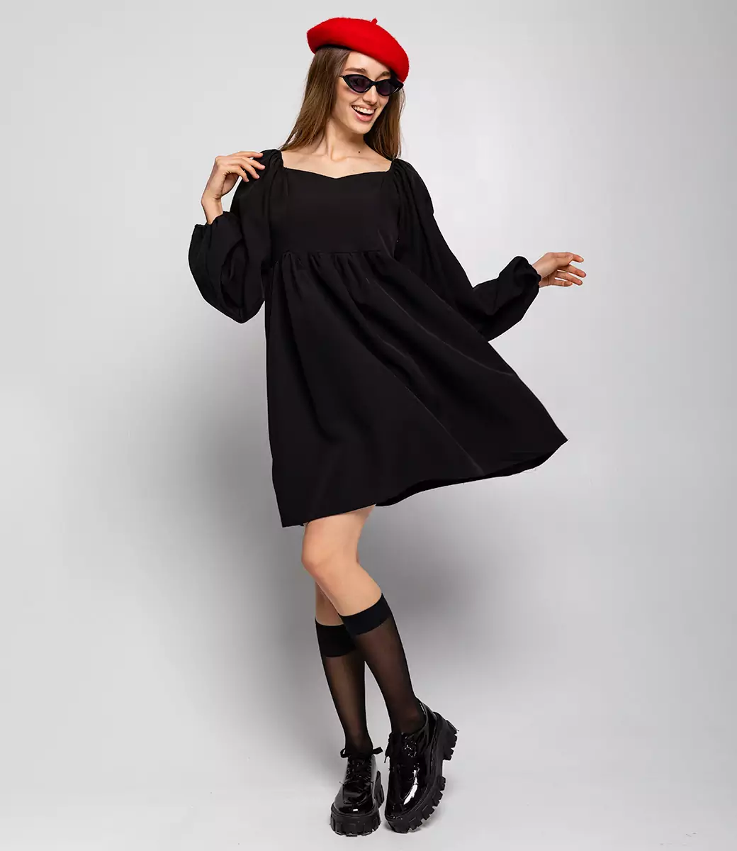 Платье #БШ2044, чёрный - фото 4