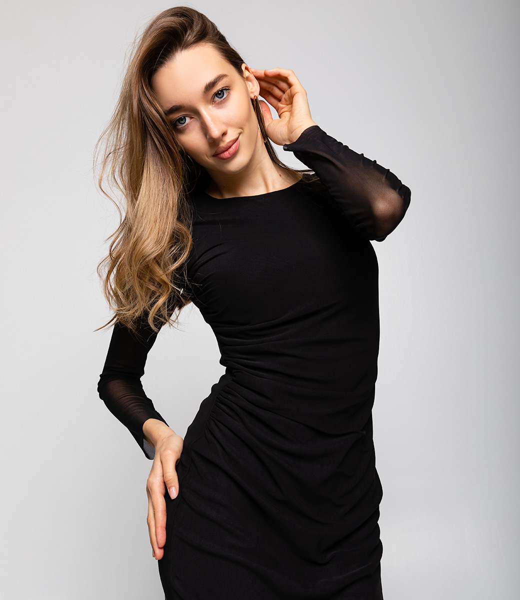 Платье #БШ2055-2, чёрный - фото 5