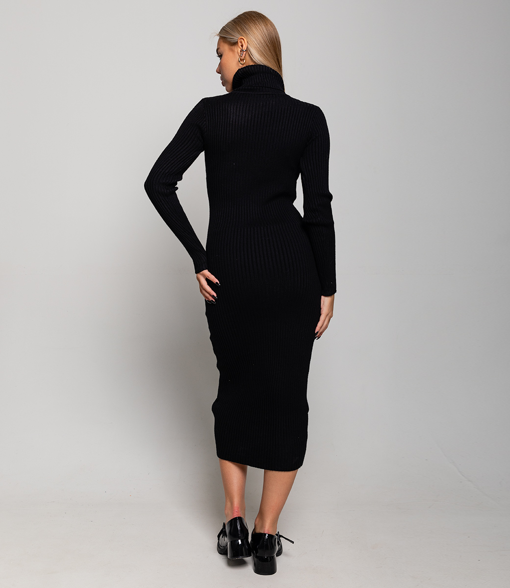 Платье #КТ968 (1), чёрный - фото 4