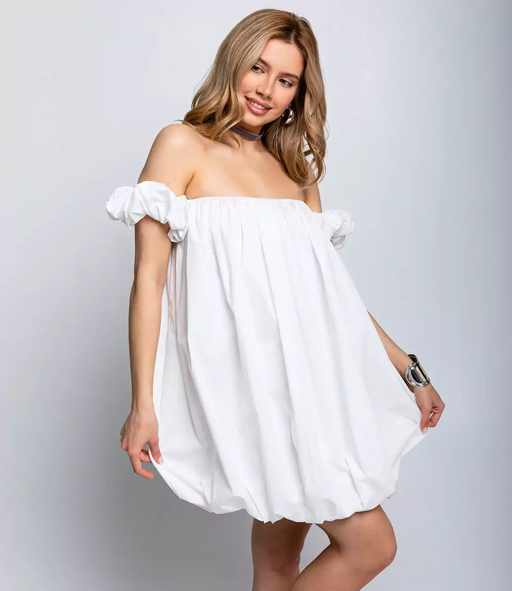 Платье #КТ5385, белый - фото 5