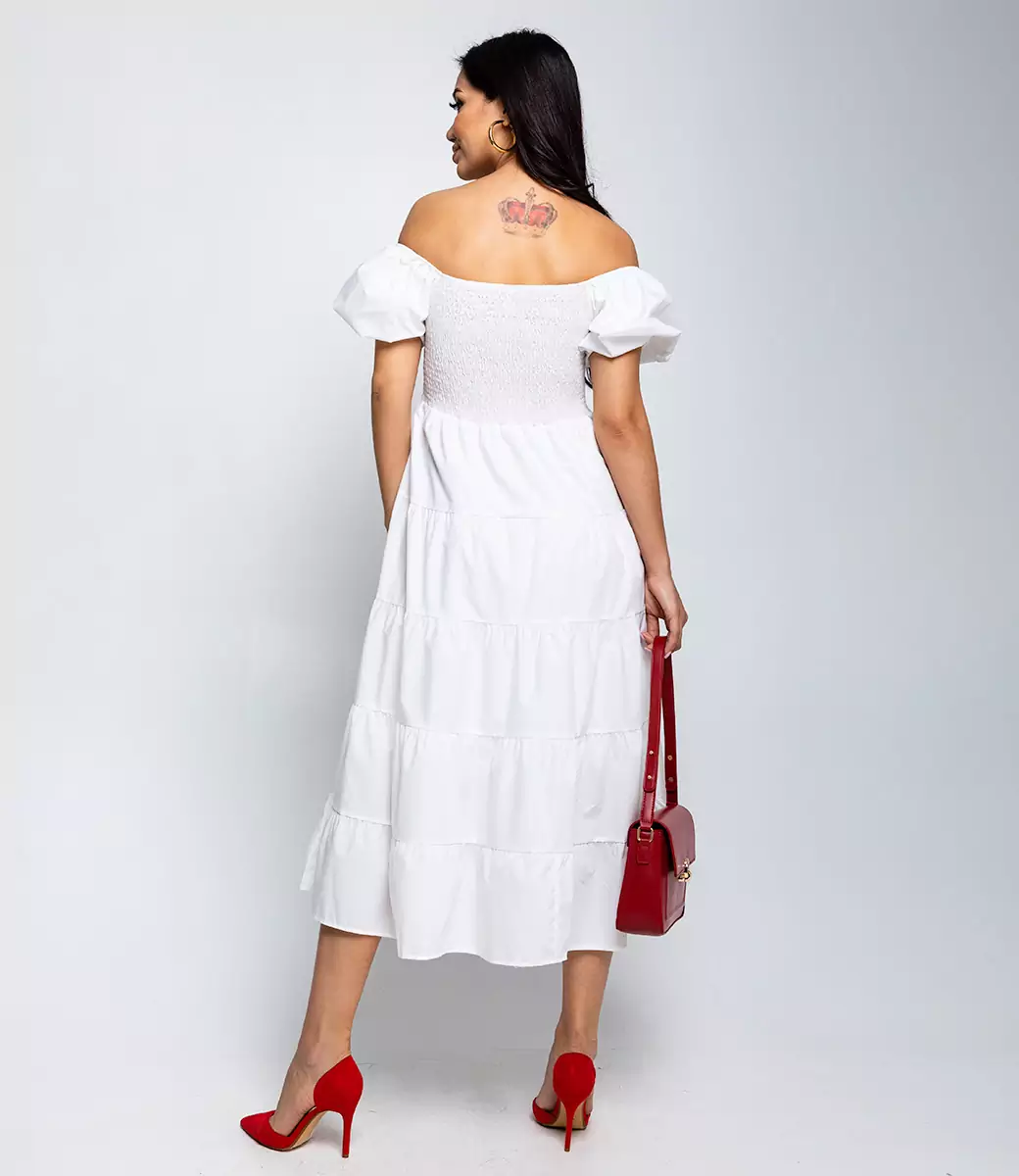 Платье #КТ5305 (1), белый - фото 3