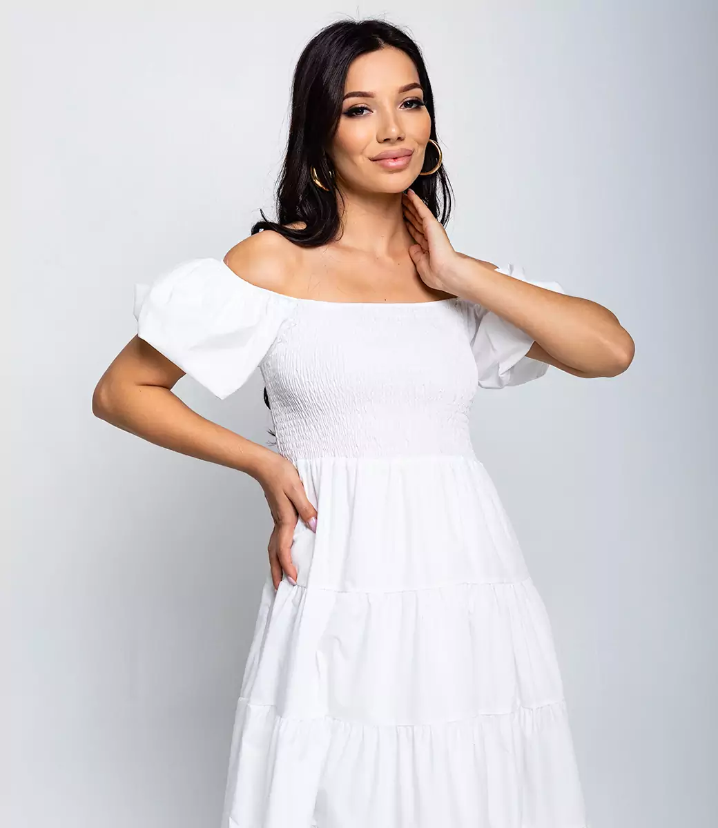 Платье #КТ5305 (1), белый - фото 5