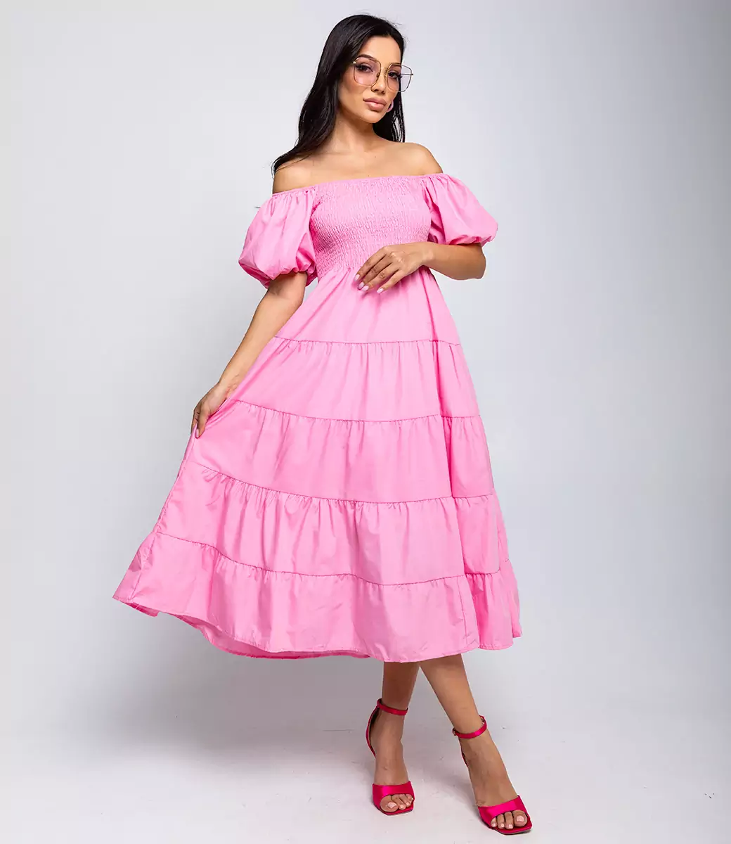 Платье #КТ5305 (1), розовый - фото 1