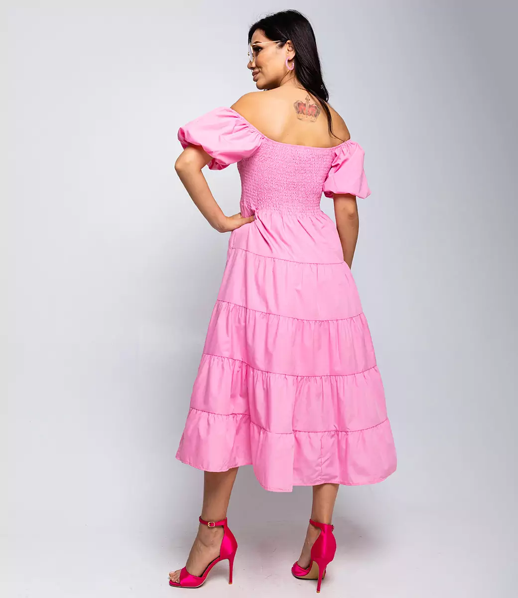 Платье #КТ5305 (1), розовый - фото 3