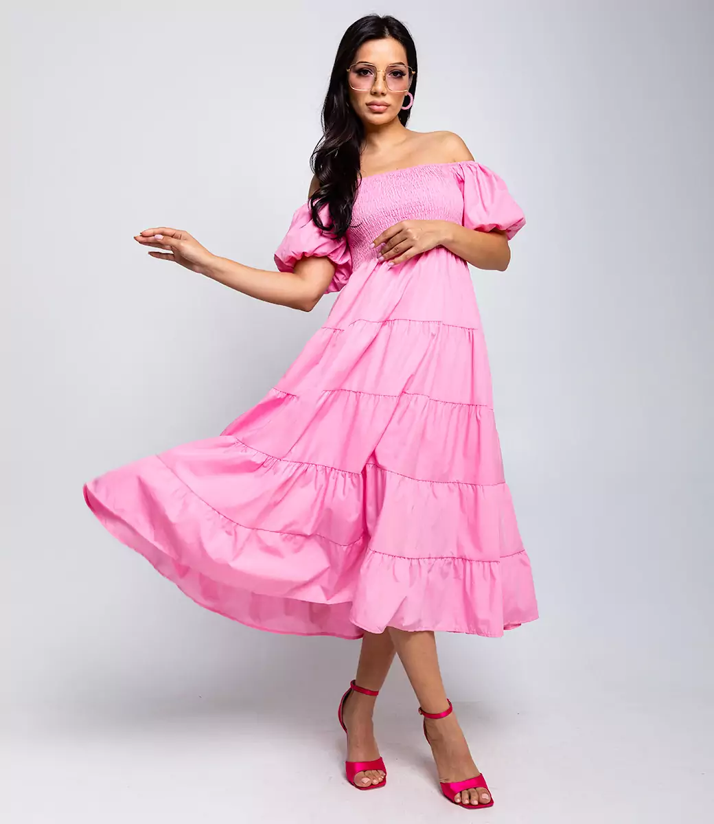 Платье #КТ5305 (1), розовый - фото 4