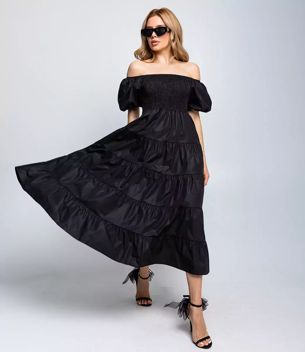 Платье #КТ5305 (1), чёрный - фото 1