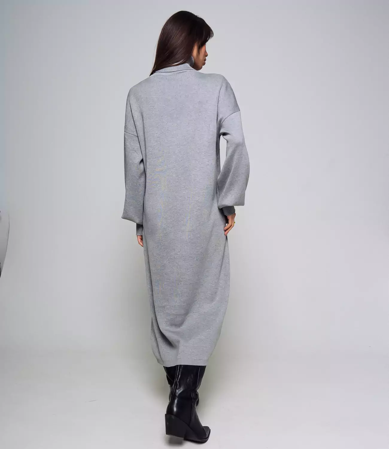 Платье #КТ8387 (1), серый - фото 4