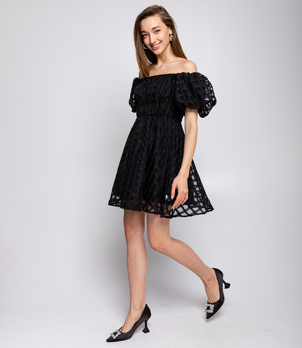 Платье #КТ25529, чёрный - фото 2