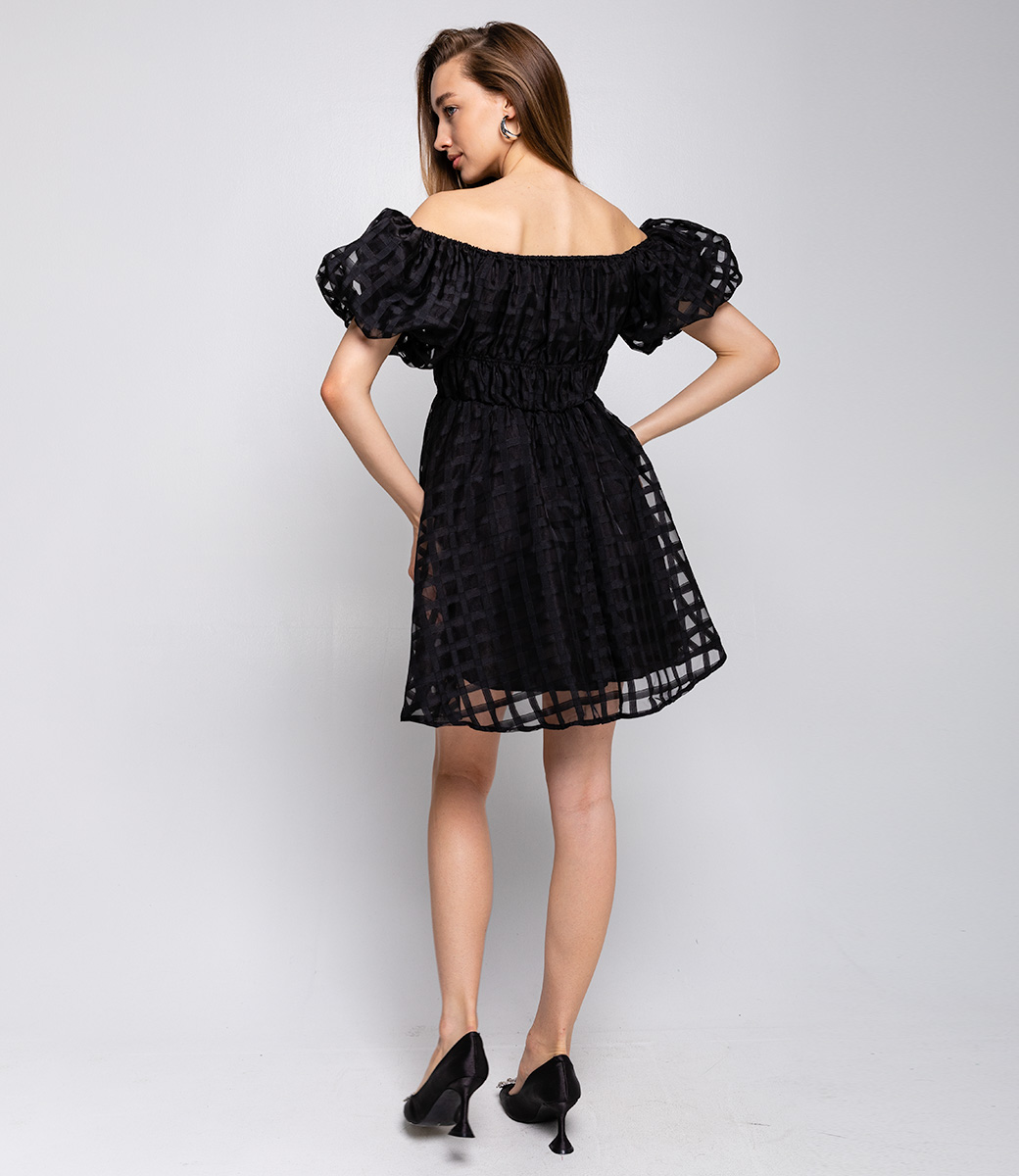 Платье #КТ25529, чёрный - фото 3