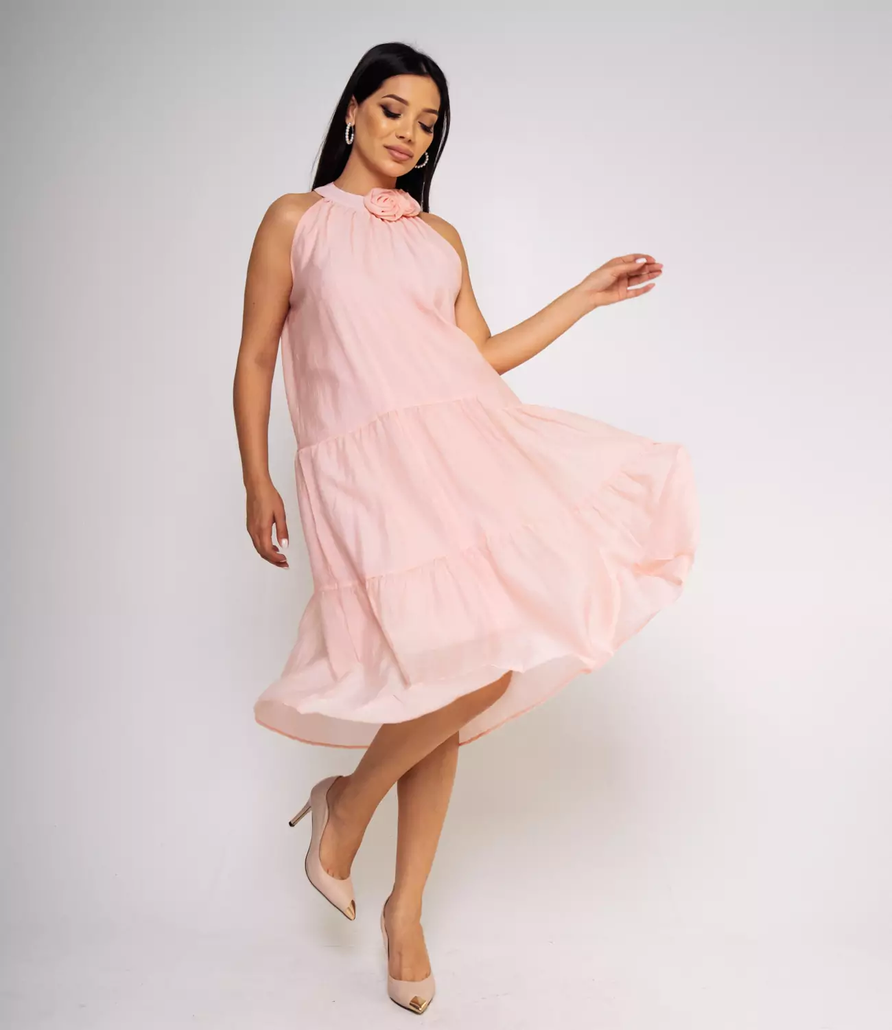 Платье #КТ912 (5), розовый - фото 4