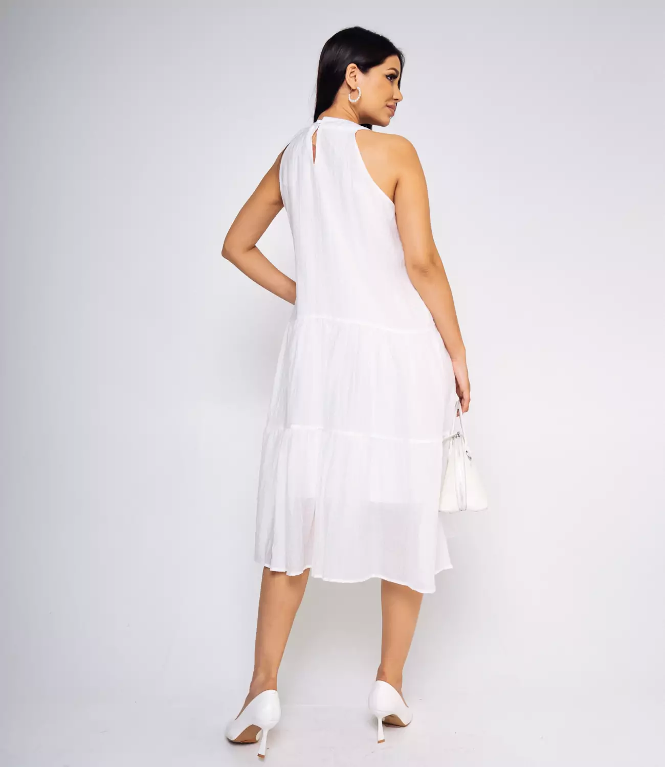 Платье #КТ912 (5), белый - фото 3
