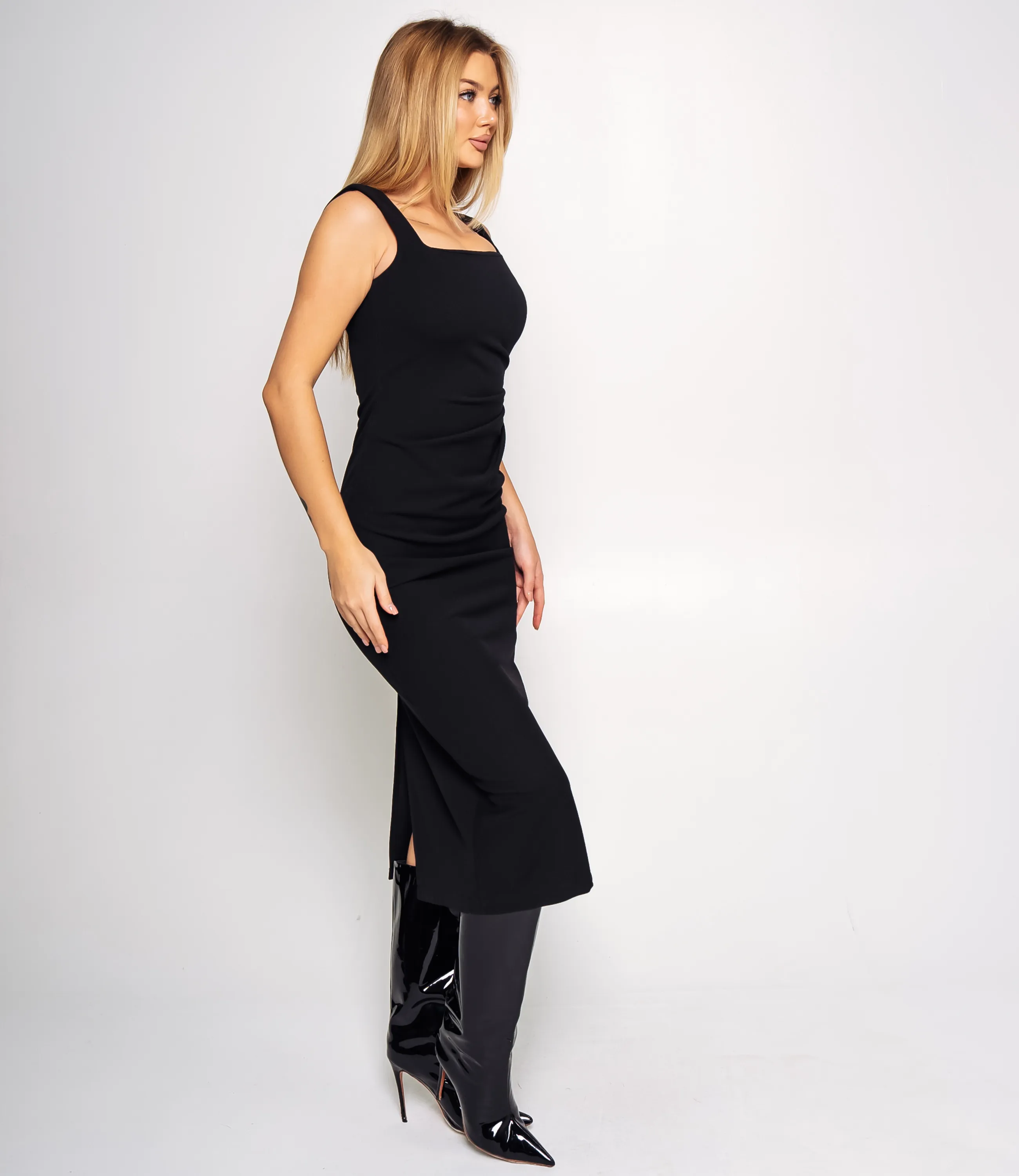 Платье #КТ1035 (1), чёрный - фото 3