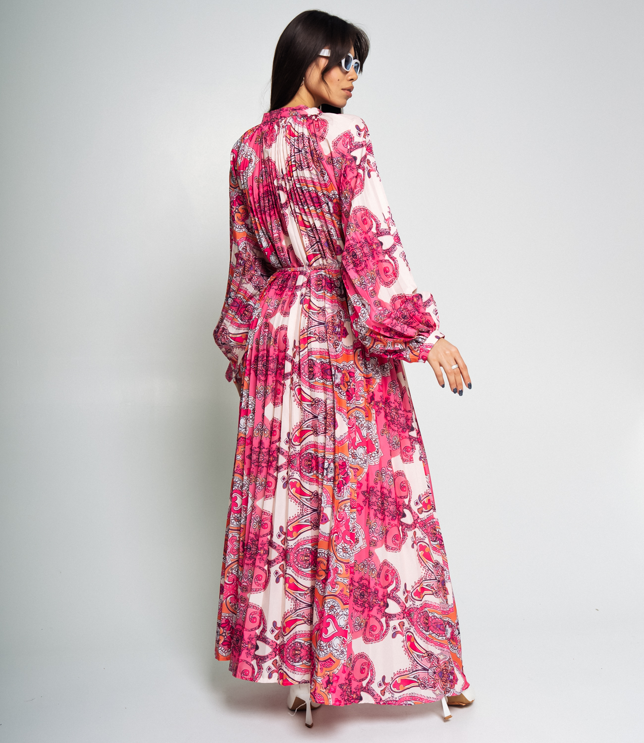 Платье #КТ901 (7)-2, розовый - фото 3
