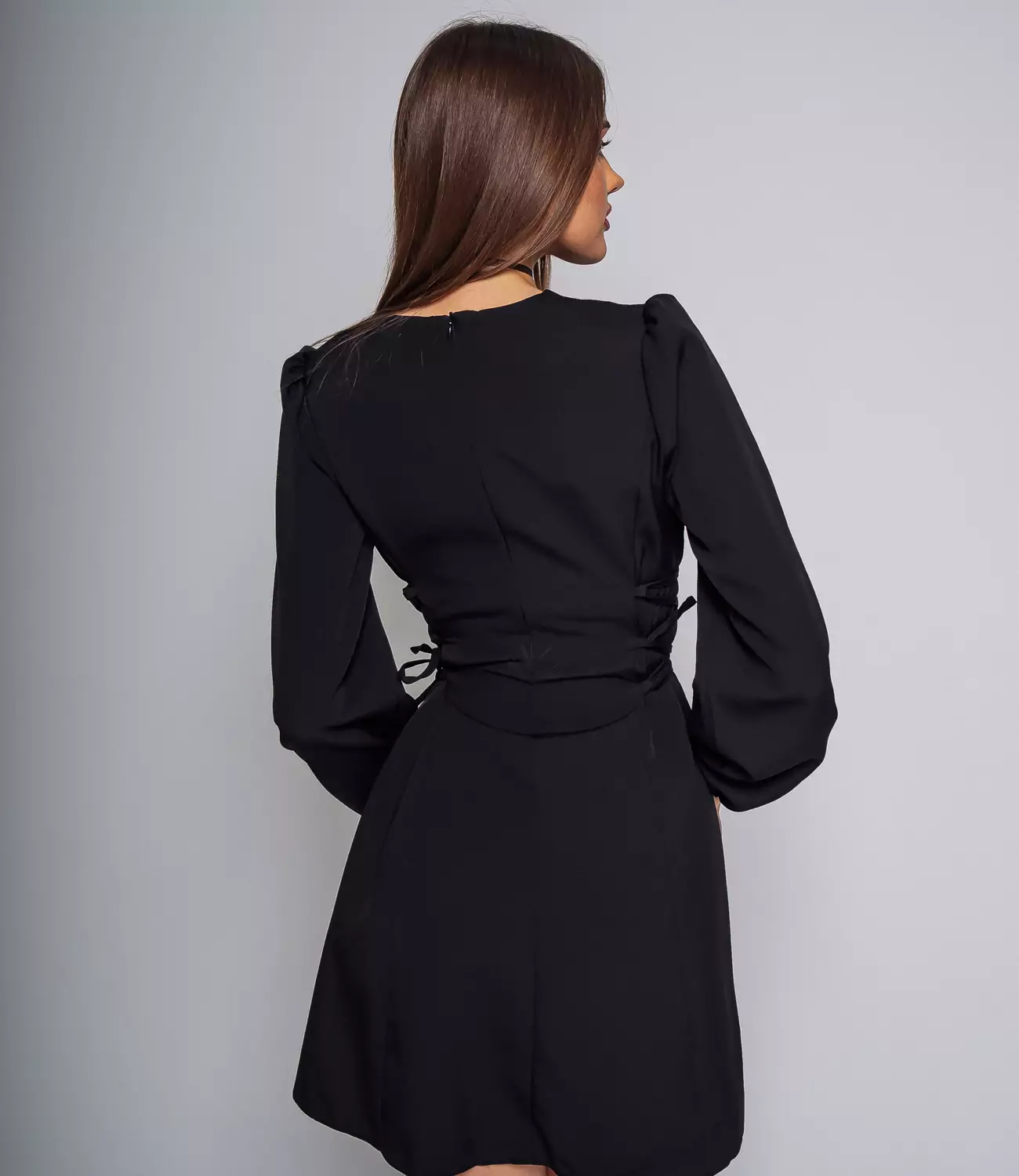 Платье #БШ1924, чёрный - фото 4