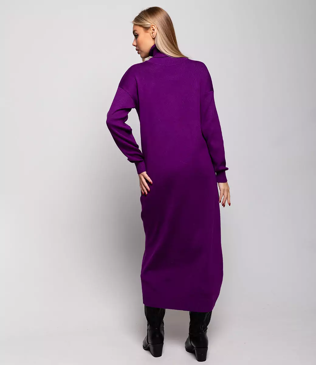 Платье #КТ7421, фиолетовый - фото 4