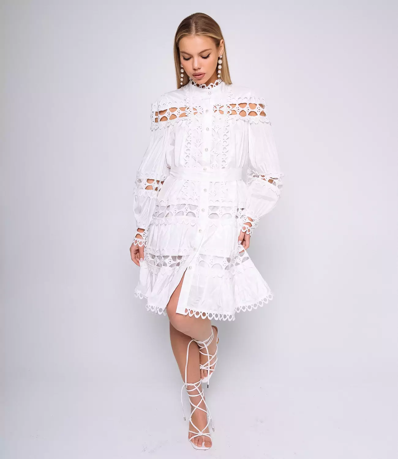 Платье #КТ7279, белый - фото 1