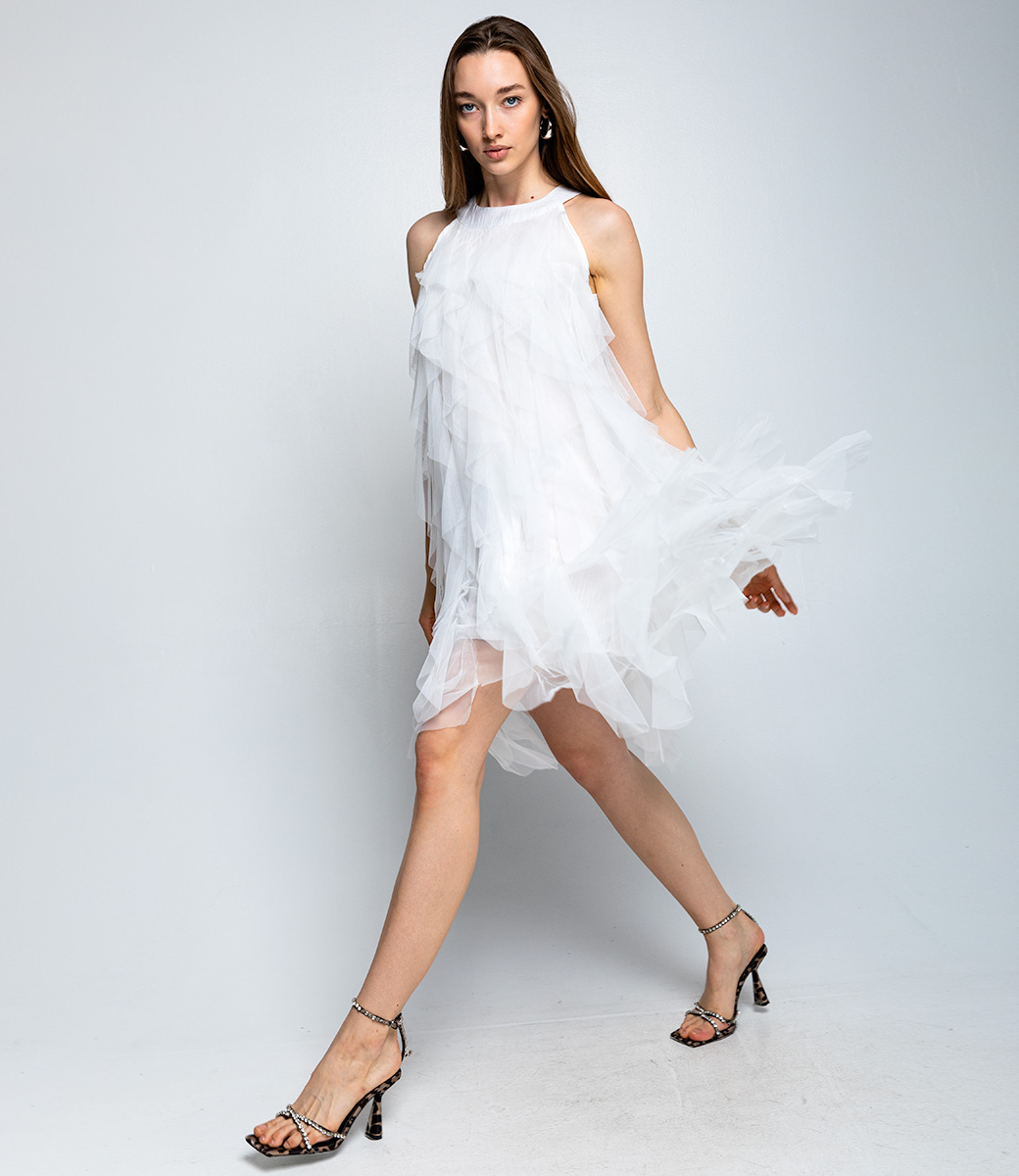 Платье #КТ2379, белый - фото 2