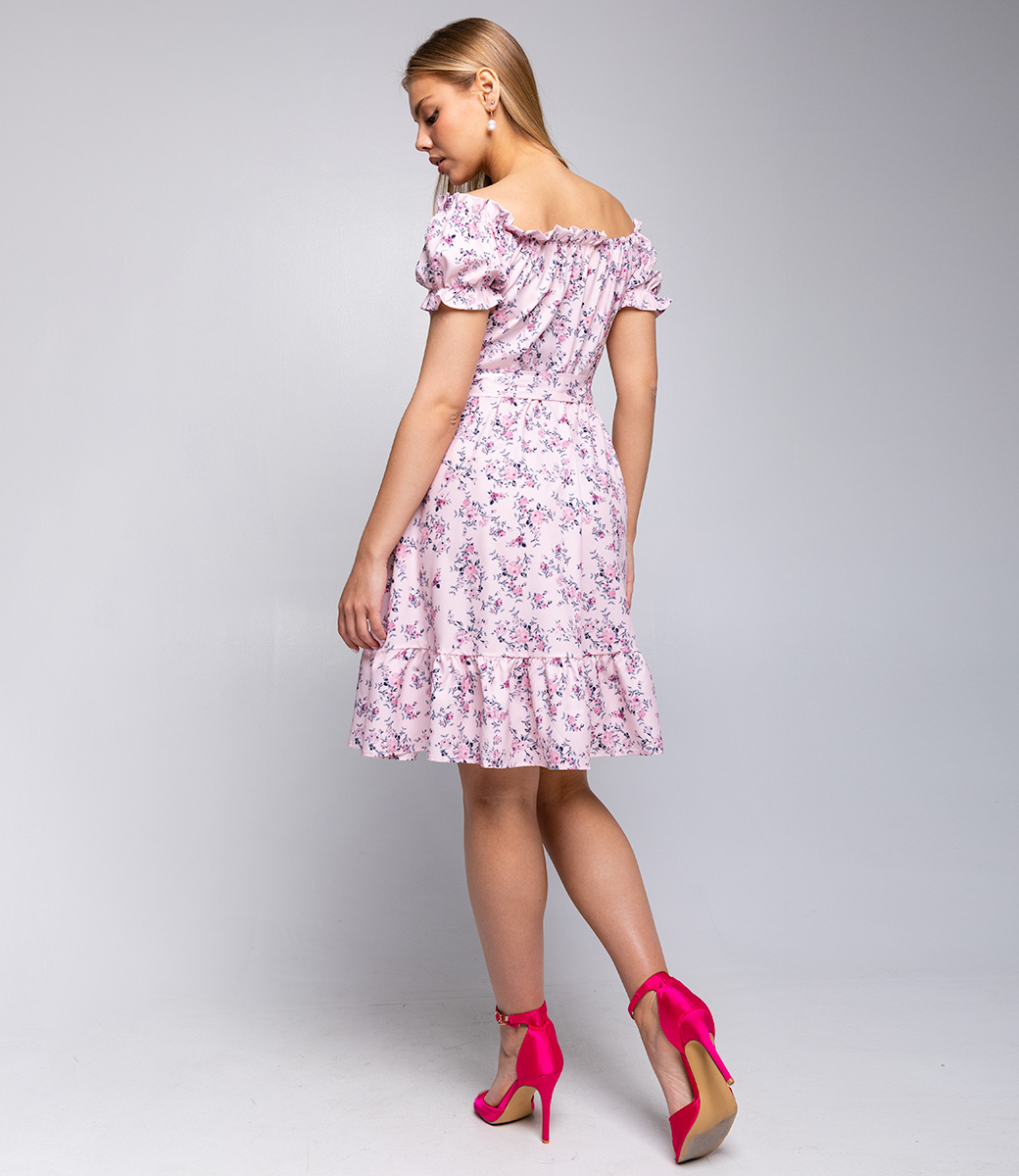 Платье #КТ6807 (3), розовый - фото 3