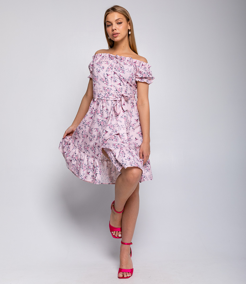 Платье #КТ6807 (3), розовый - фото 4