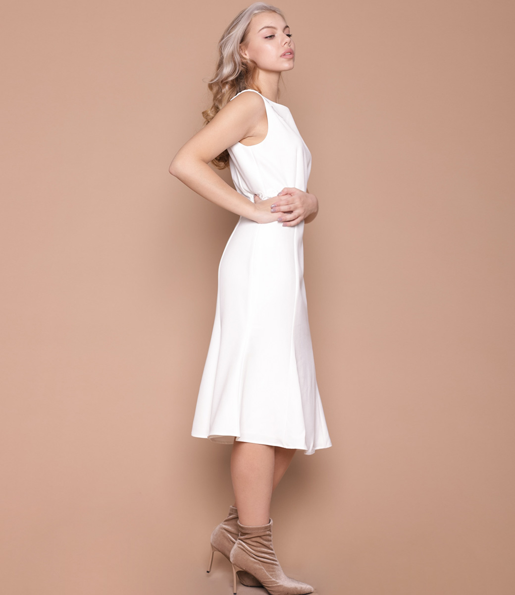Платье #062401, белый - фото 2