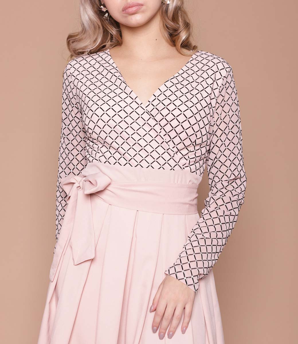 Платье #875, розовый - фото 5