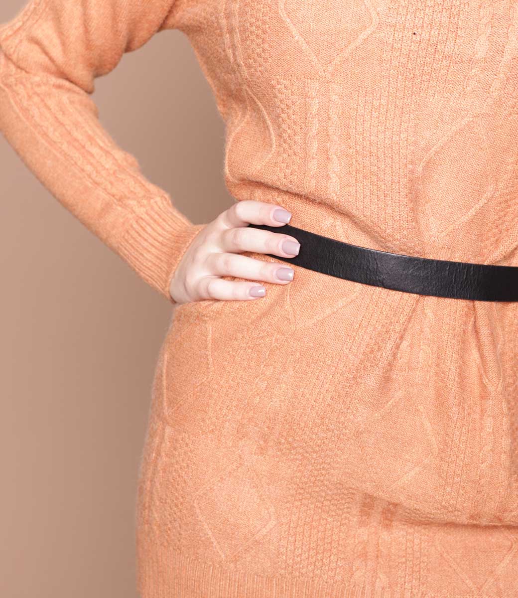 Платье #886-1, оранжевый - фото 5