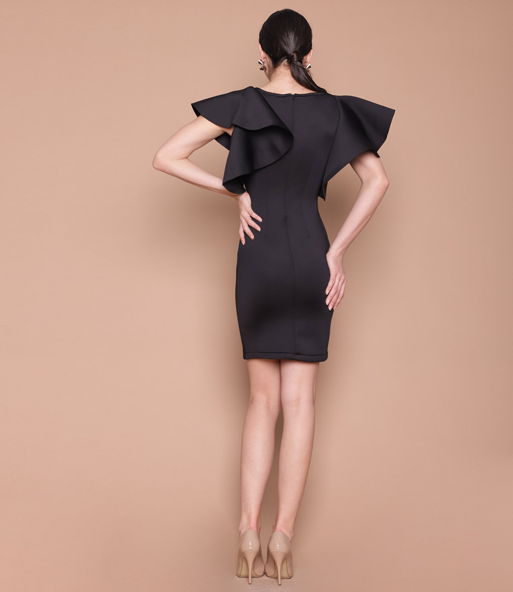 Платье #30720, чёрный - фото 4