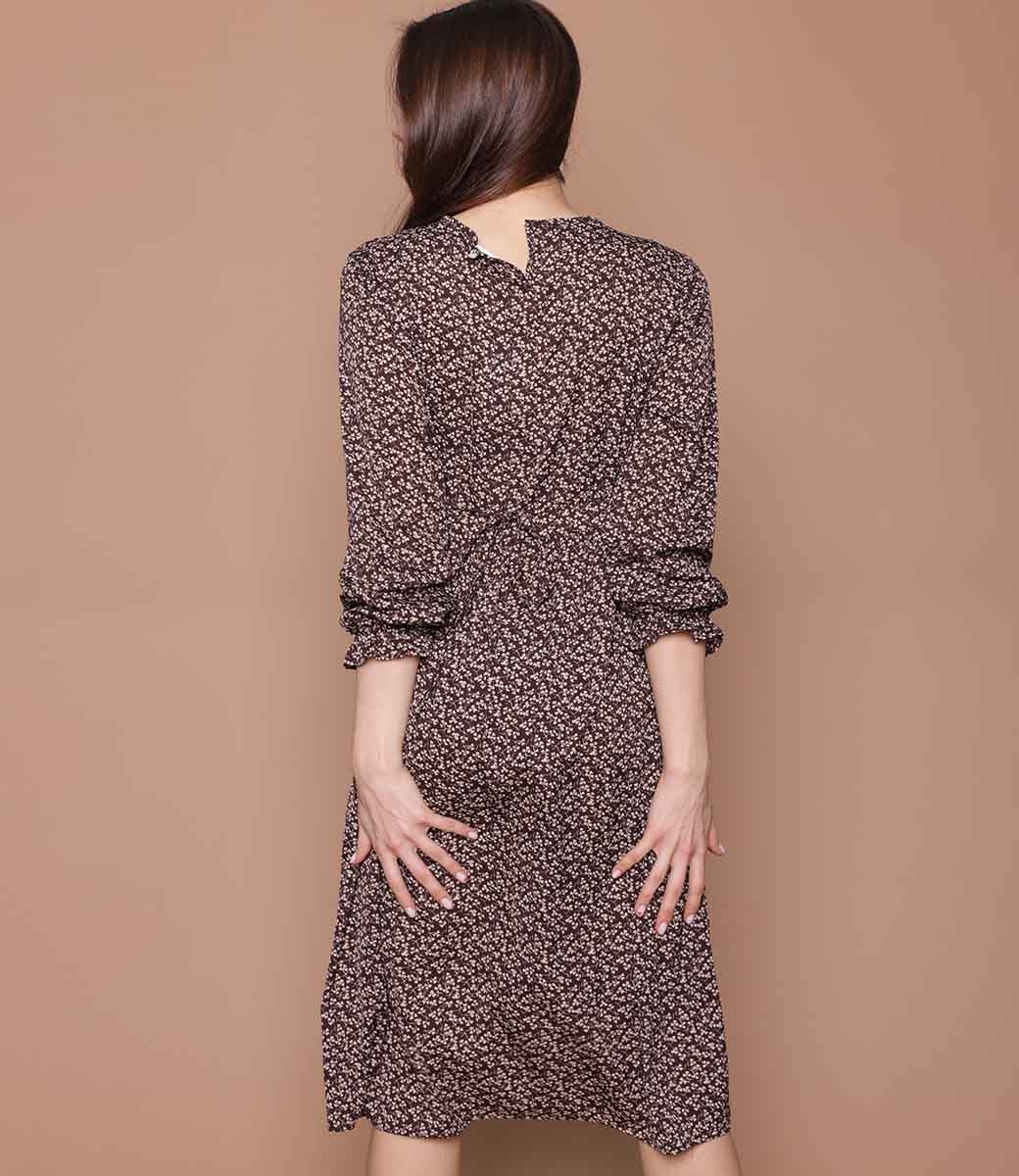 Платье #1165***, коричневый - фото 4