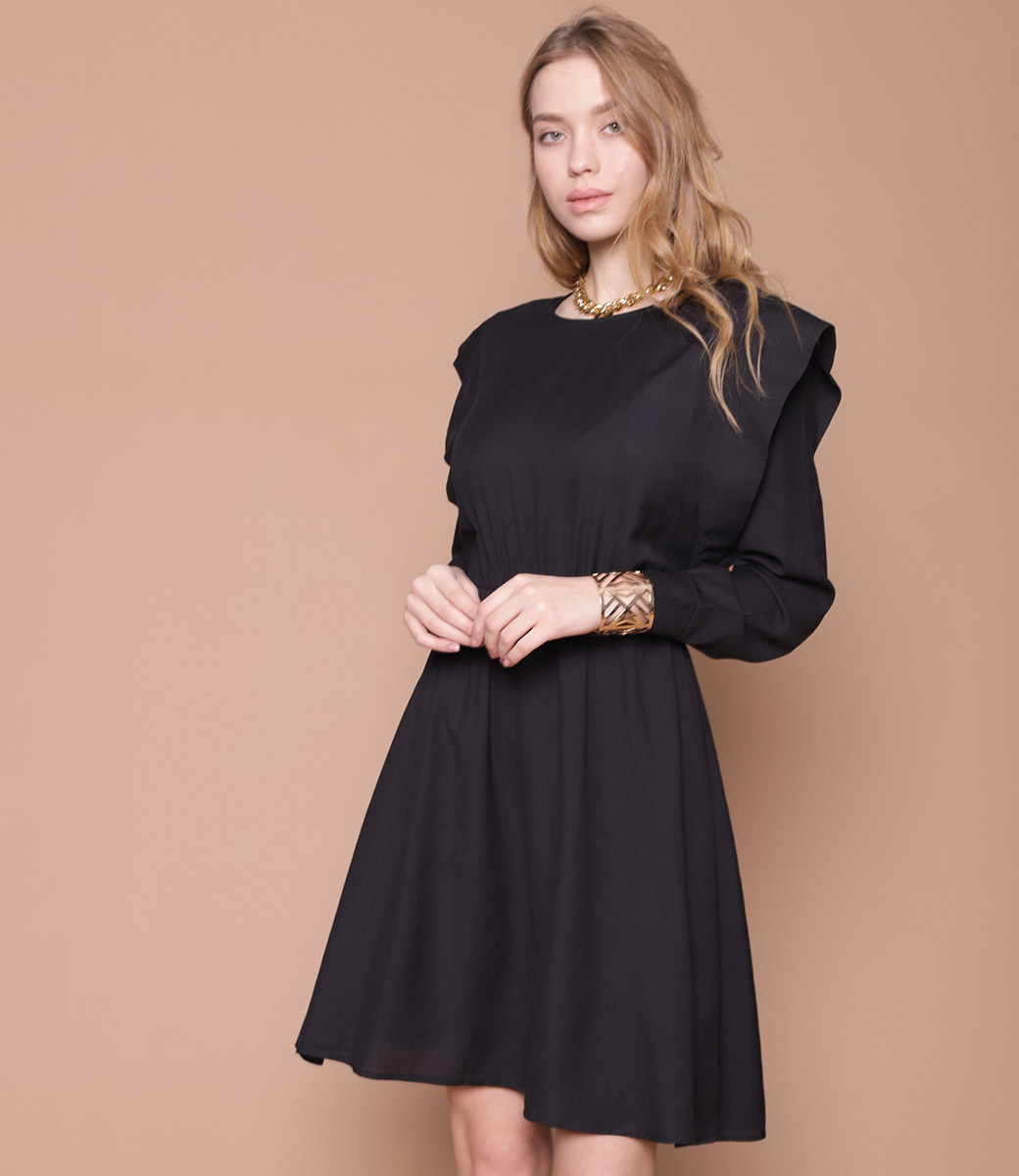 Платье #2309, чёрный - фото 1