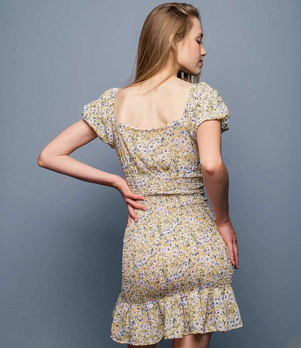Платье #КТ5083, жёлтый - фото 4