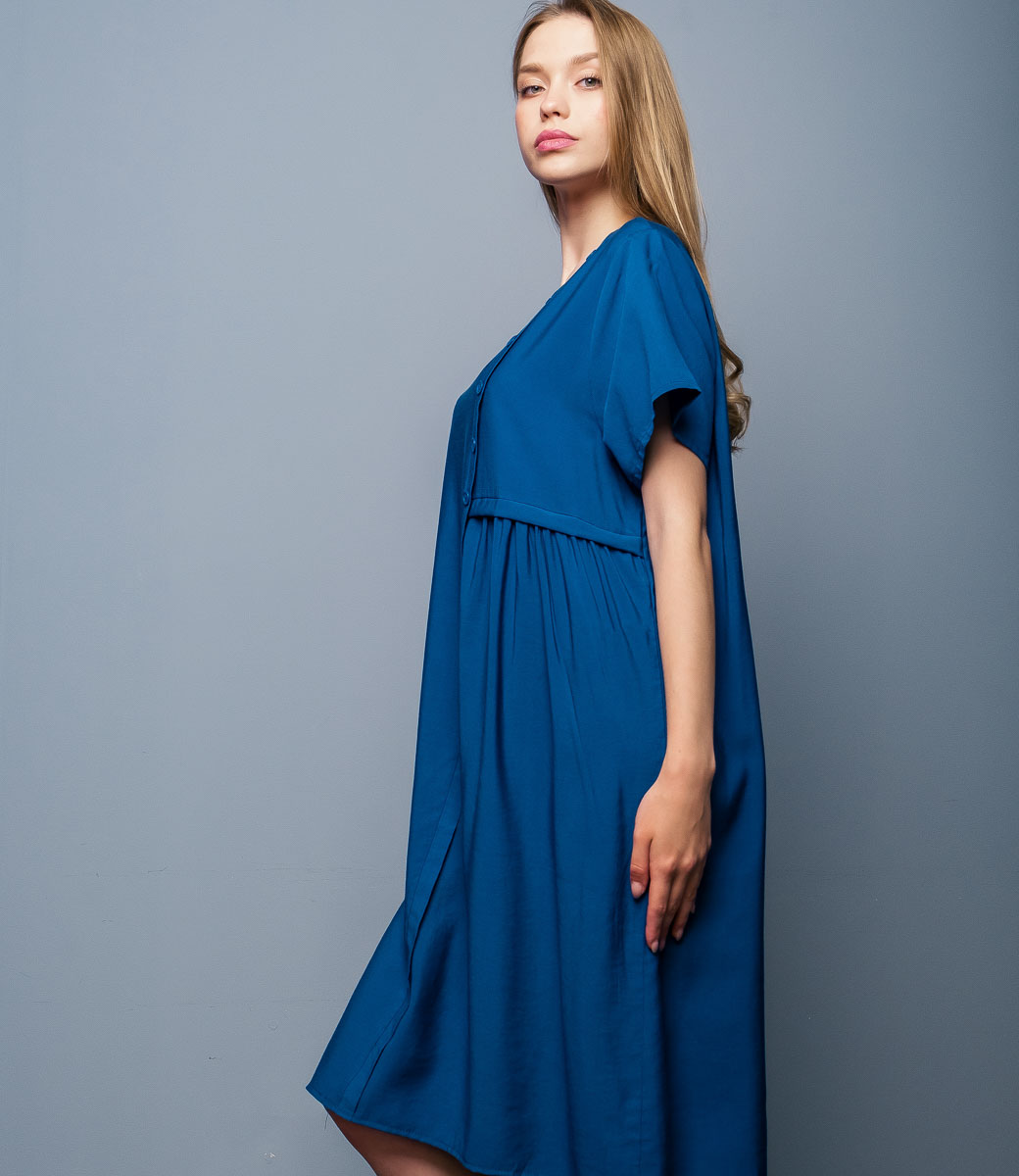 Платье #КТ9921, синий - фото 3