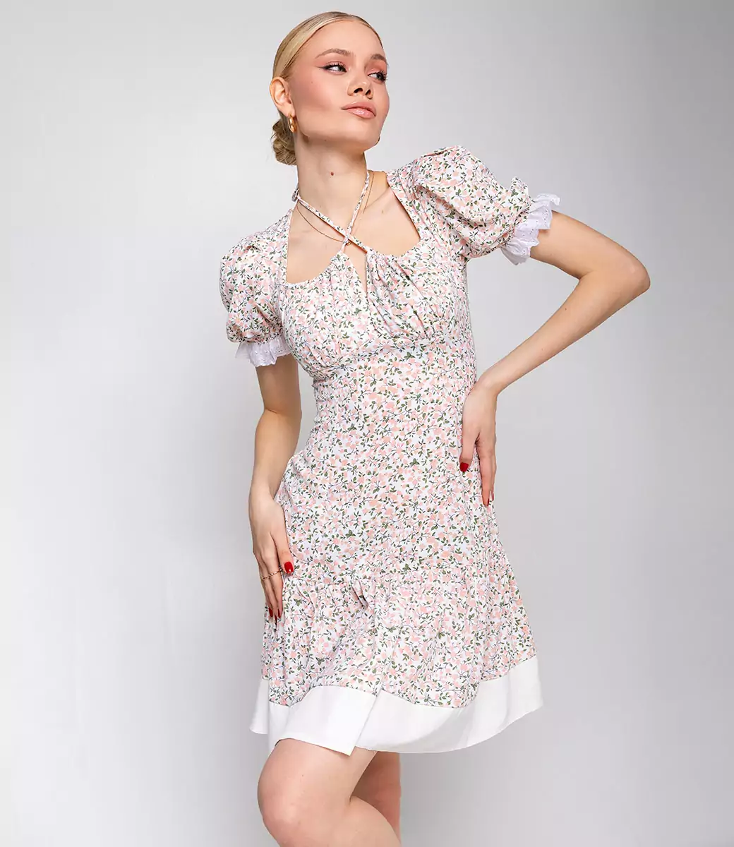Платье #БШ2234, молочный - фото 5