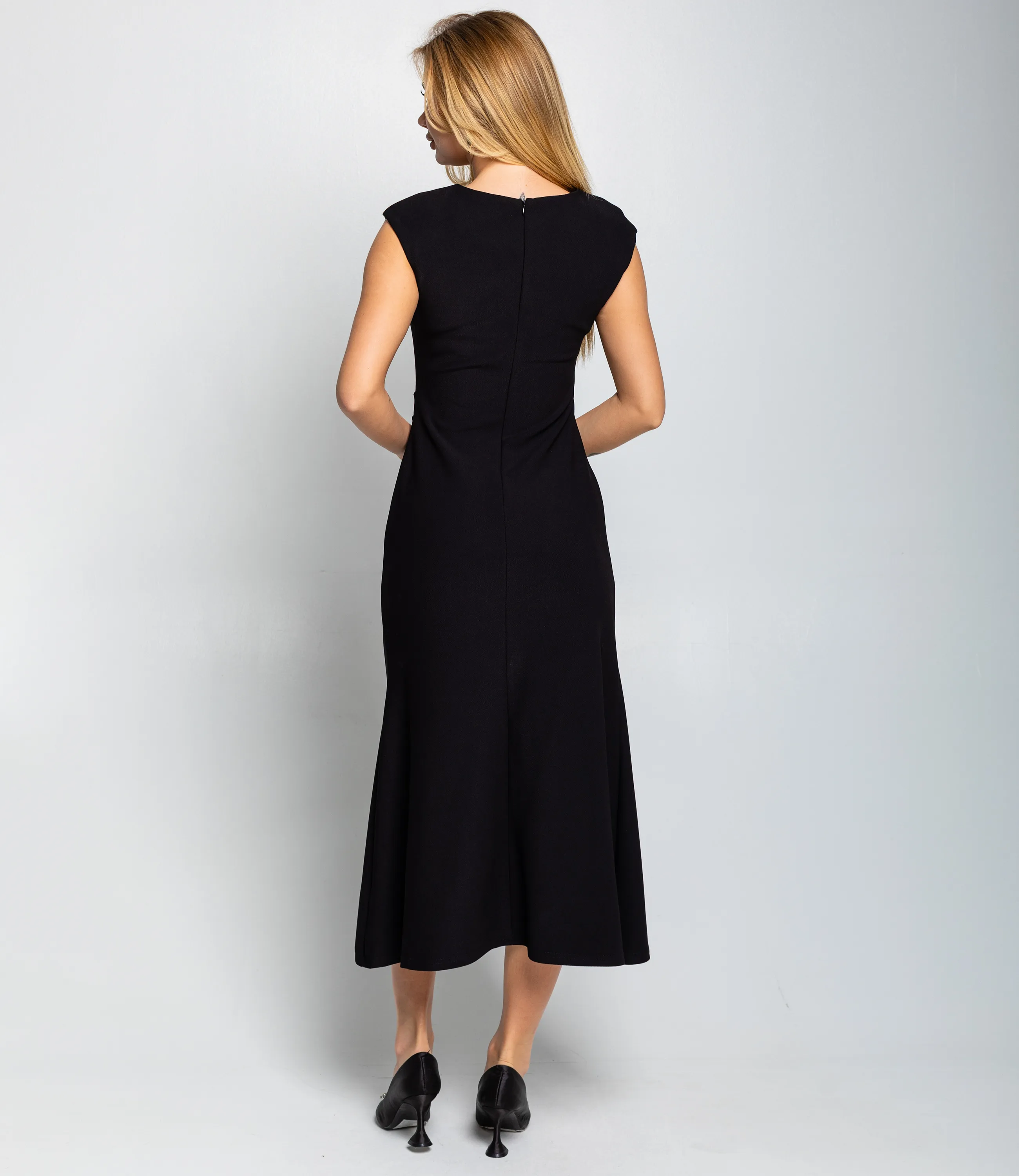 Платье #КТ3298, чёрный - фото 4