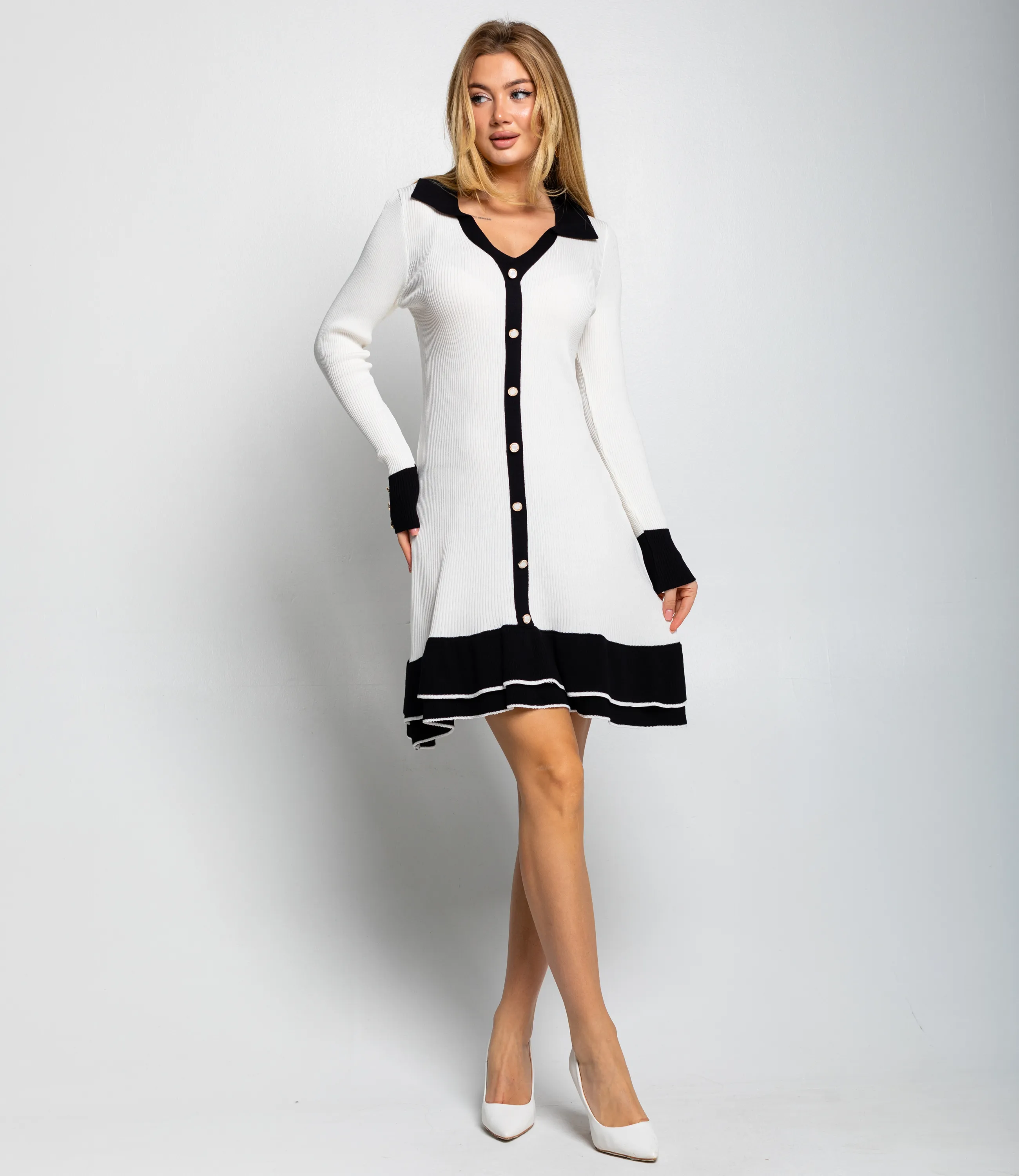 Платье #КТ5903, белый - фото 2