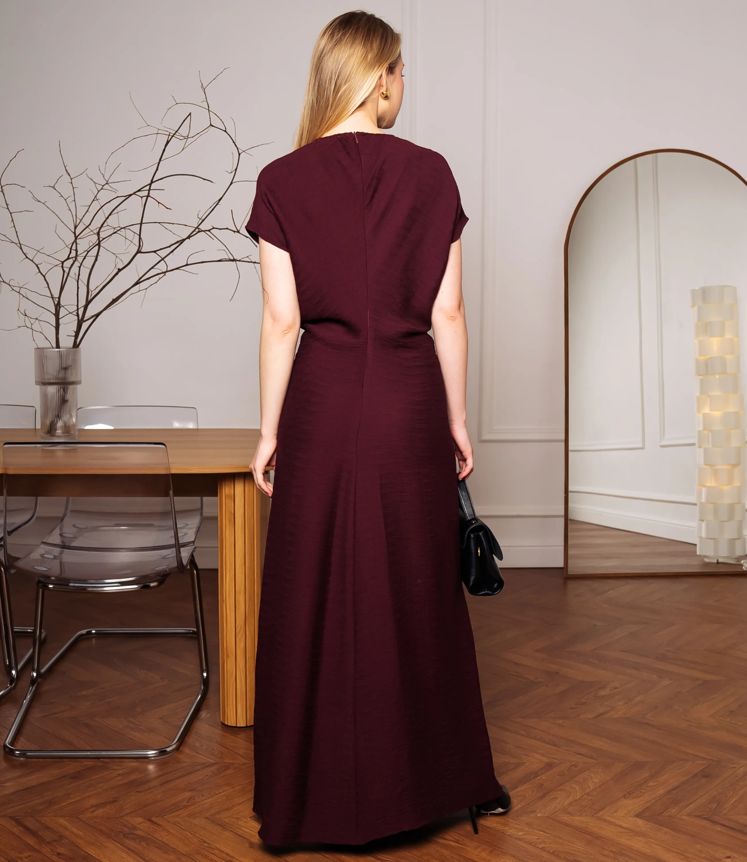 Платье #ОКТ035015, инжир - фото 3