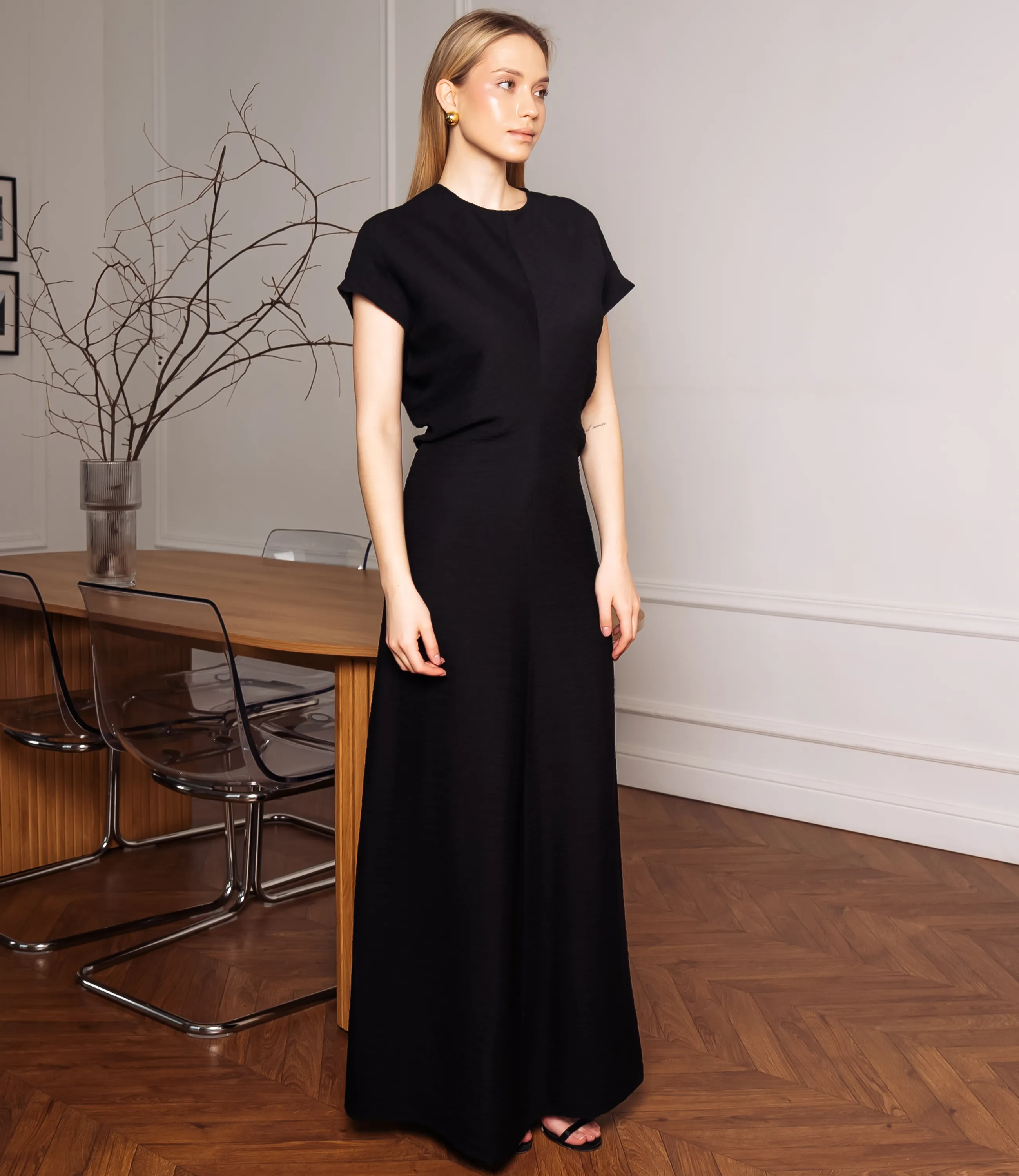 Платье #ОКТ035015, чёрный - фото 2