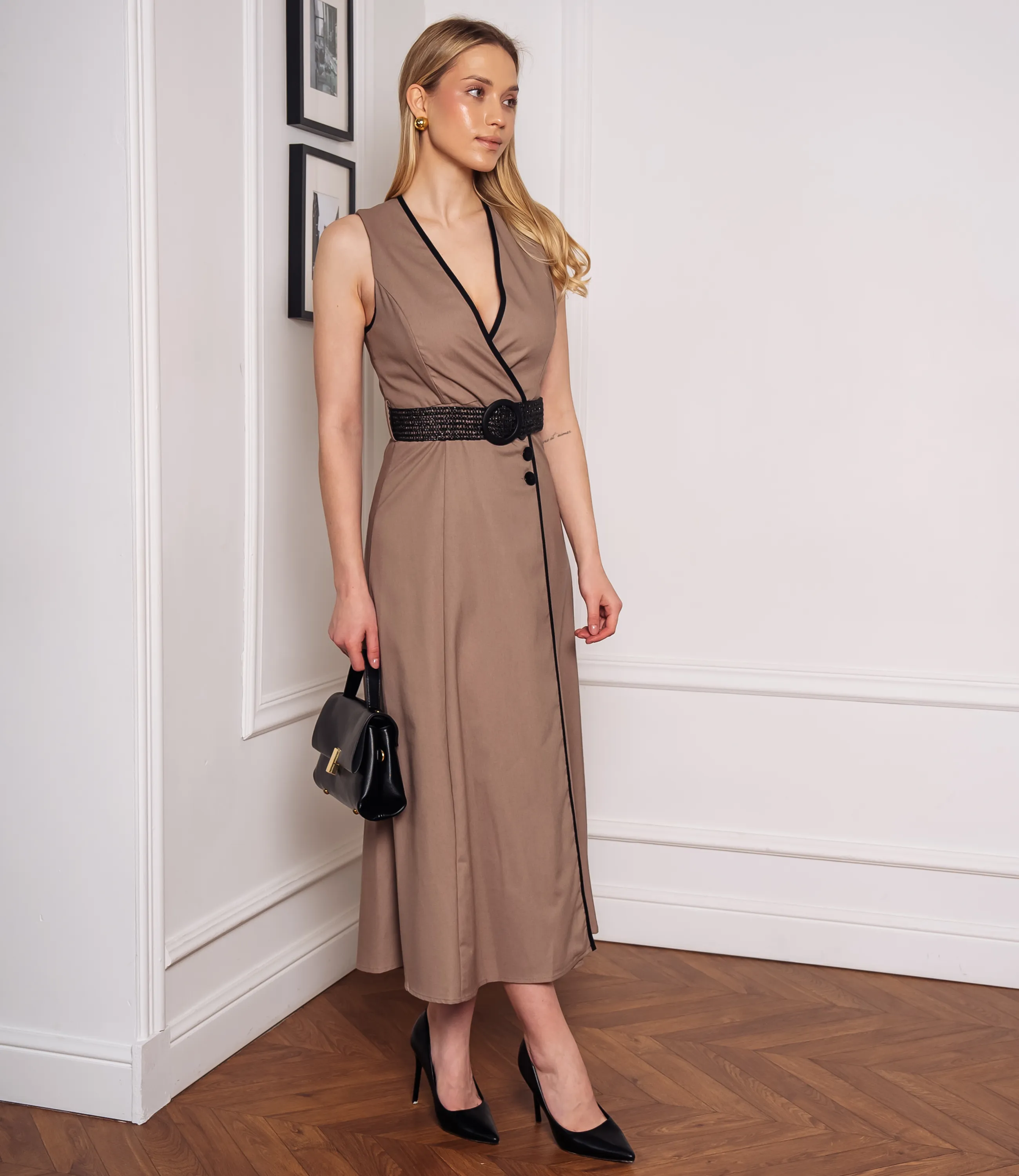 Платье #ОКТ266003, капучино - фото 2