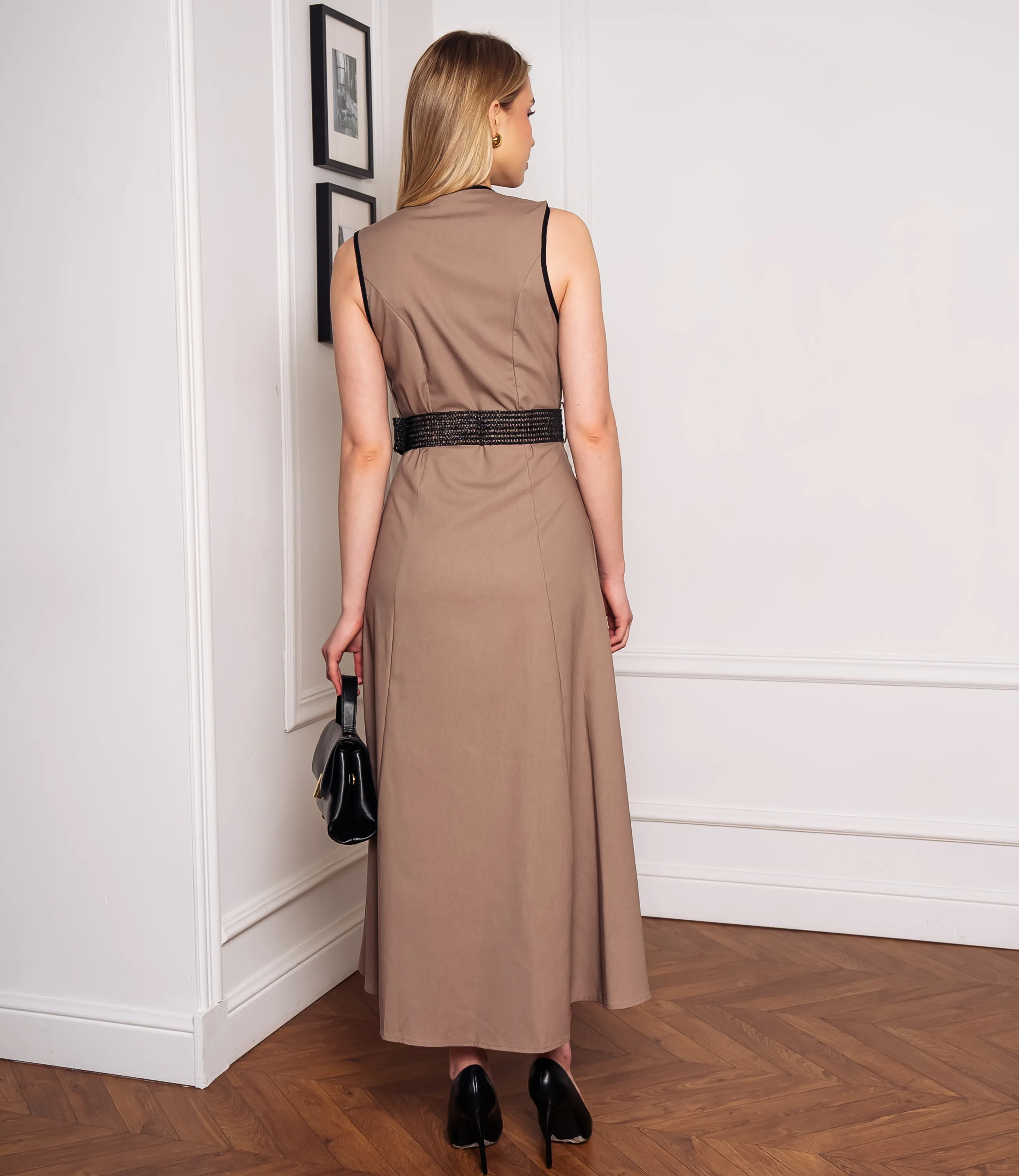 Платье #ОКТ266003, капучино - фото 3