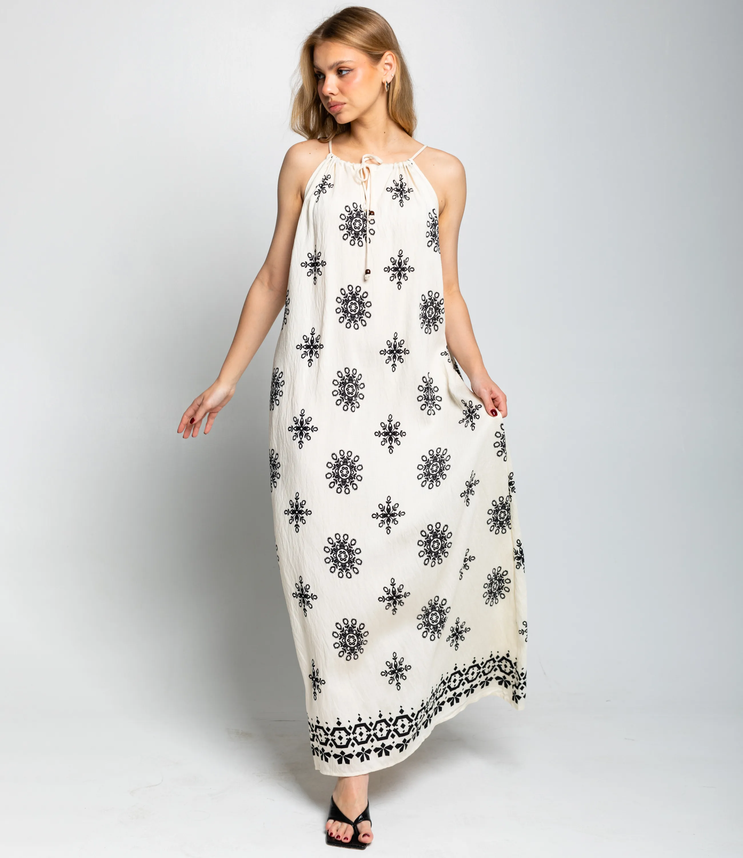 Сарафан #КТ8322, кремовый - фото 2