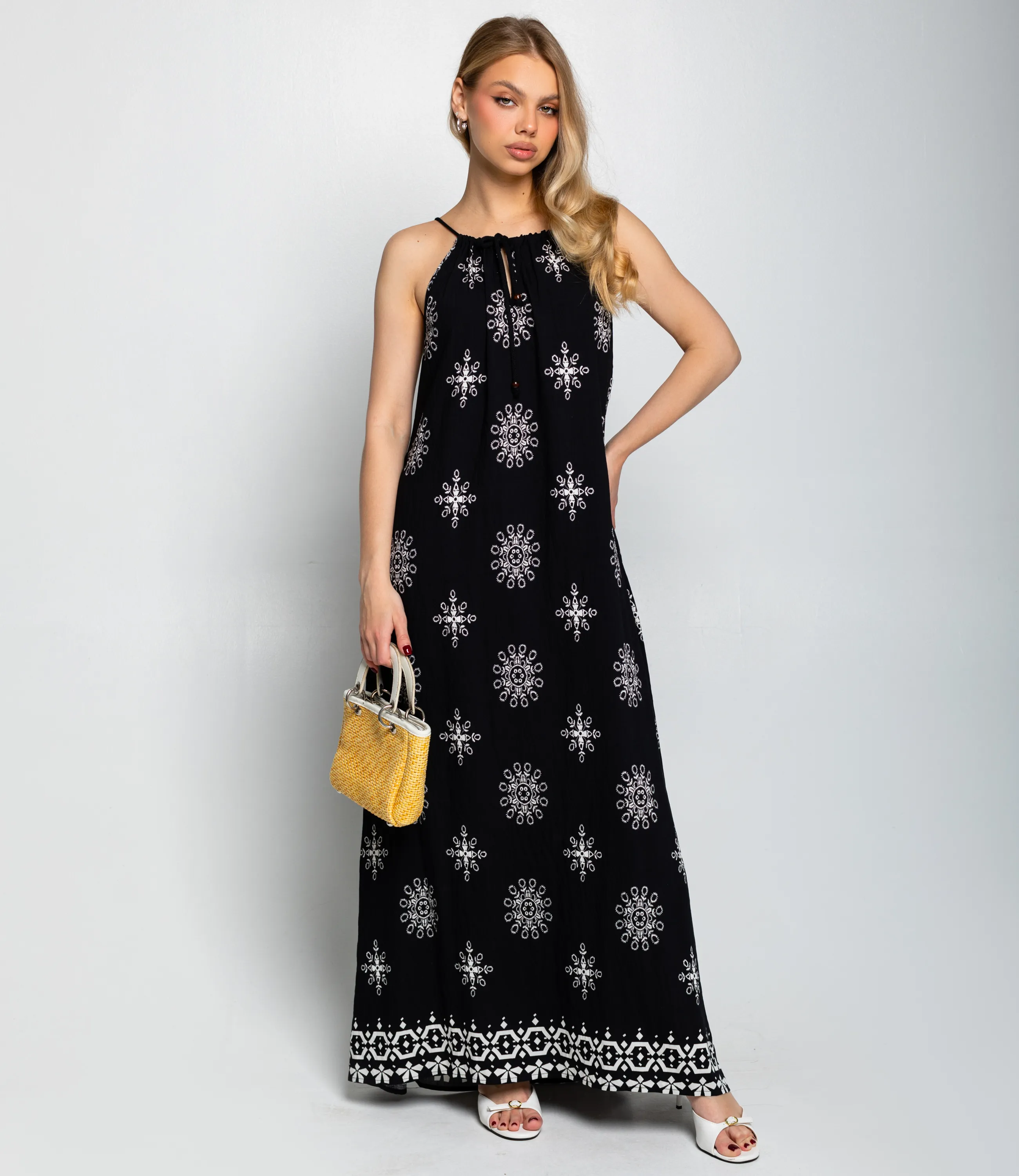 Сарафан #КТ8322, чёрный - фото 1