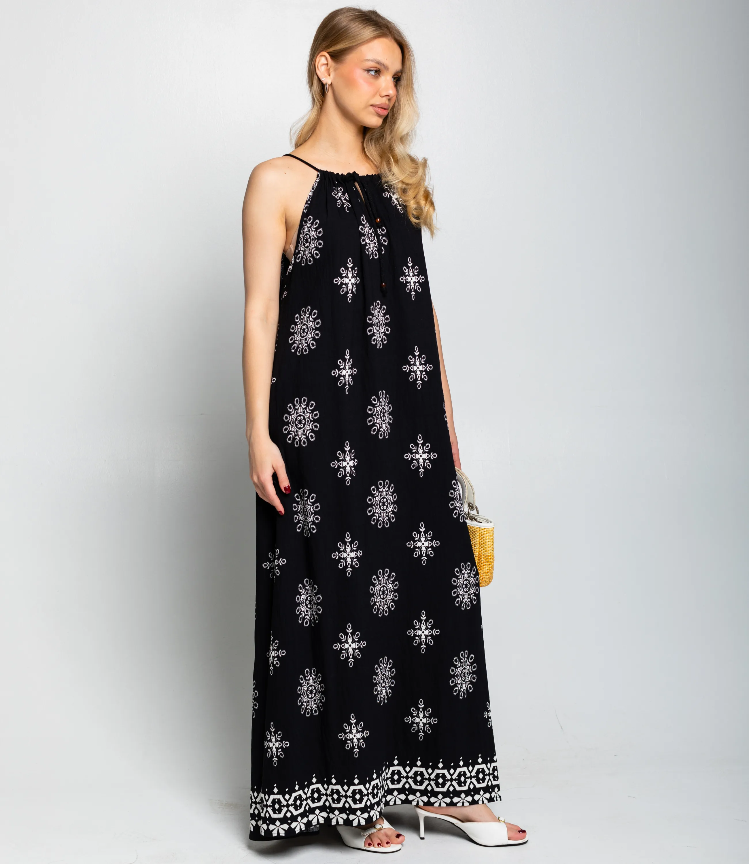 Сарафан #КТ8322, чёрный - фото 3