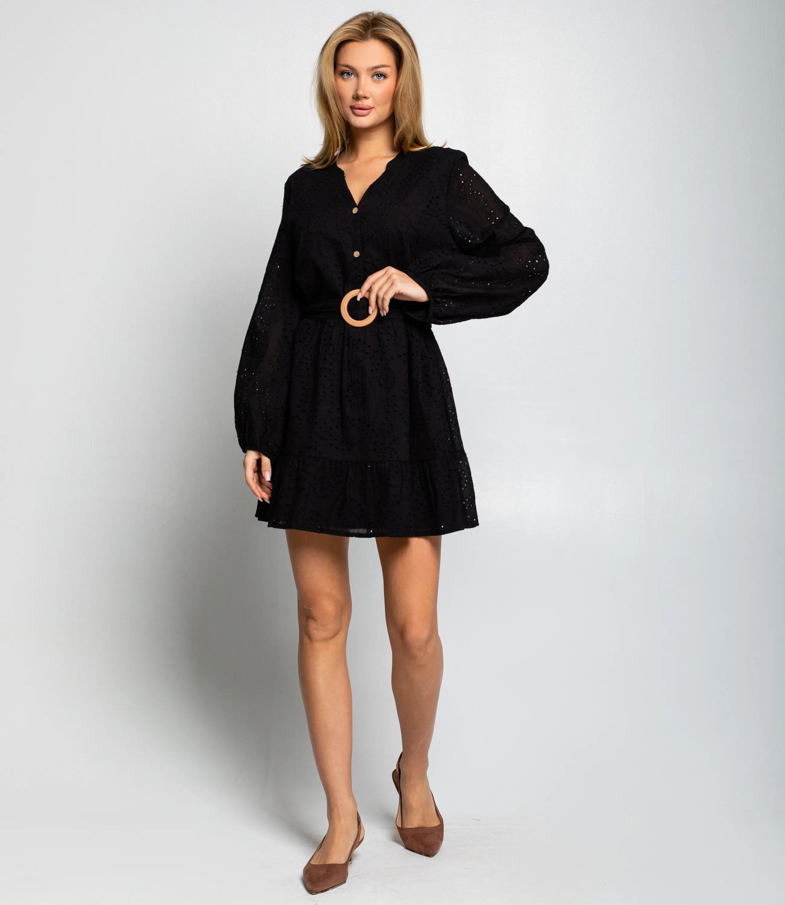 Платье #ОКТ085007, чёрный - фото 1