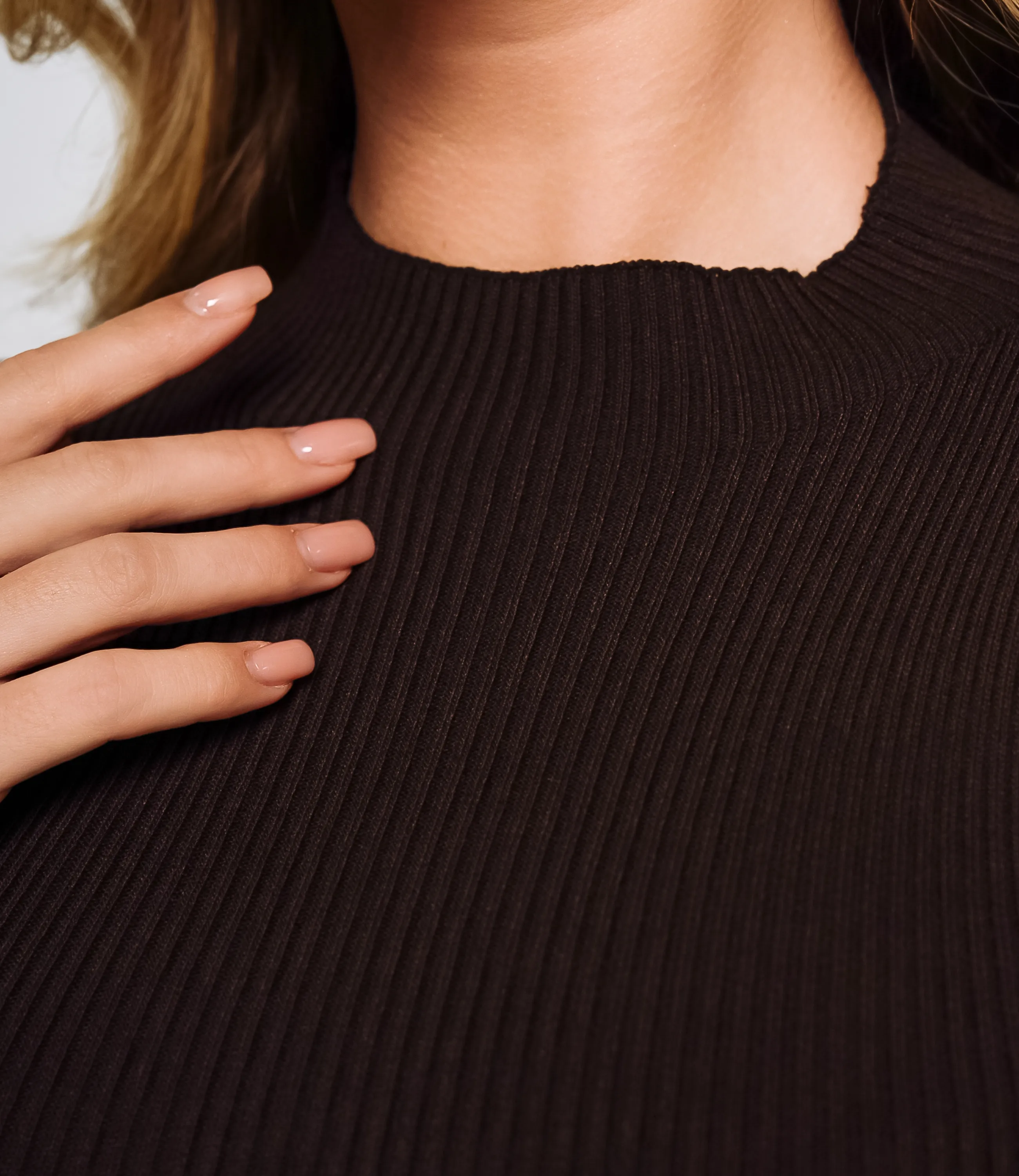 Платье #КТ02146, шоколадный - фото 5