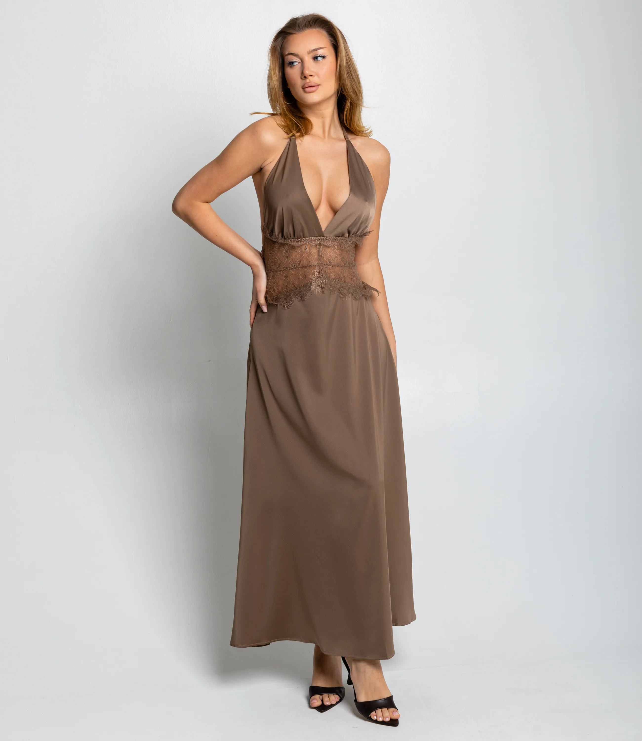 Платье #КТ2573 (1), капучино - фото 2