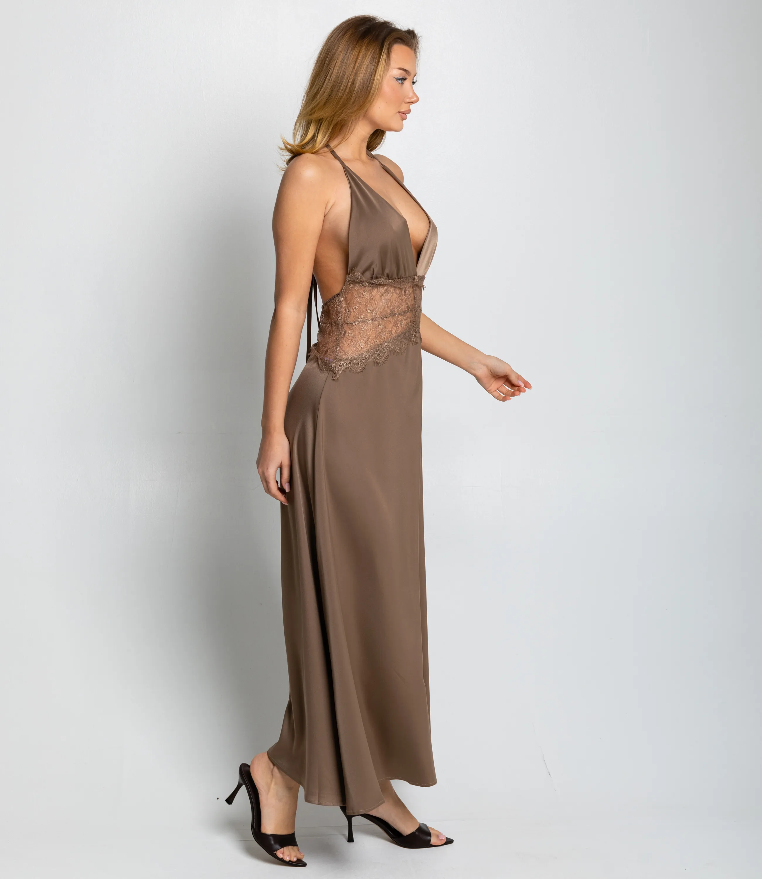 Платье #КТ2573 (1), капучино - фото 3