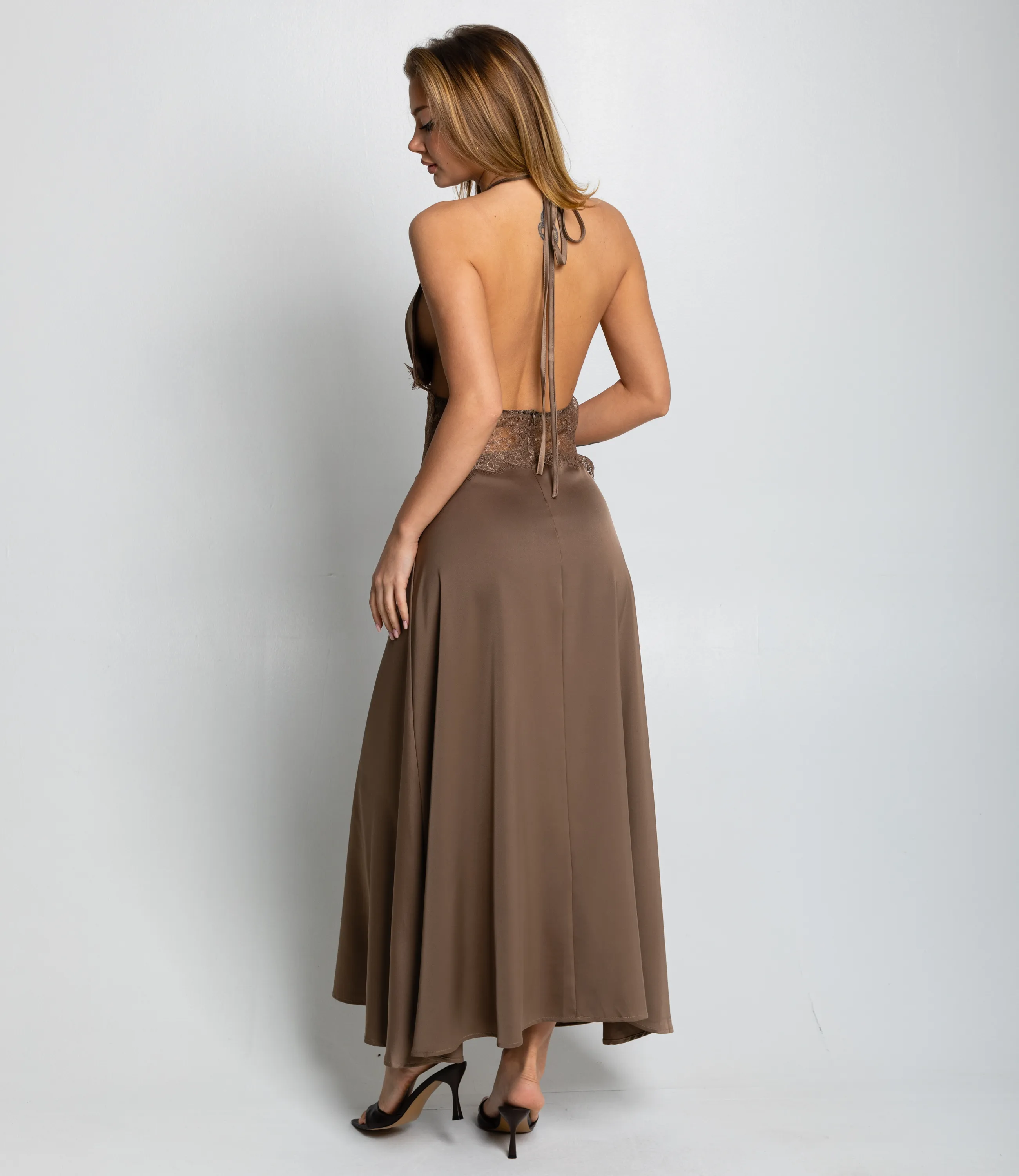 Платье #КТ2573 (1), капучино - фото 4